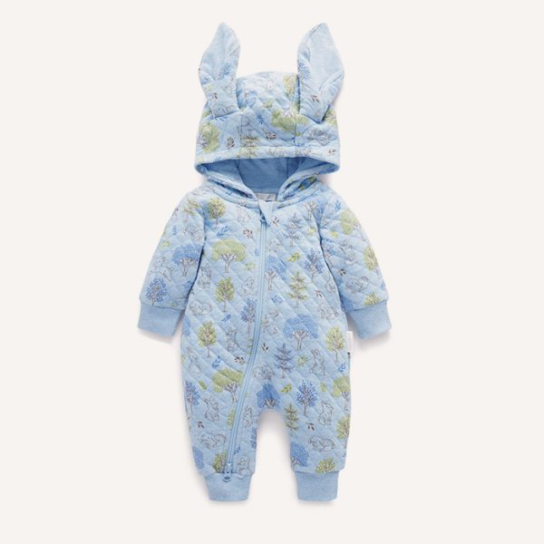 Bunny Quilted Growsuit